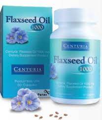 Centuria Flaxseed Oil 60cap น้ำมันเมล็ดปอ แฟลกซ์ซีด ออยล์